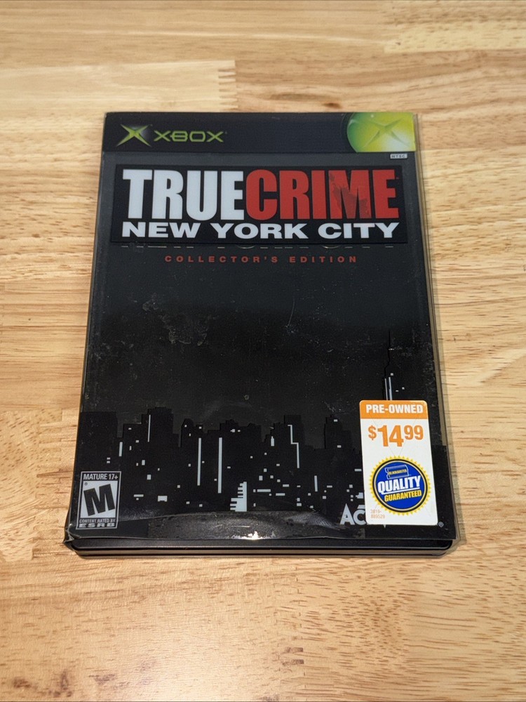 True Crime: New York City - Collector's Edition (Xbox) Complete Tested!