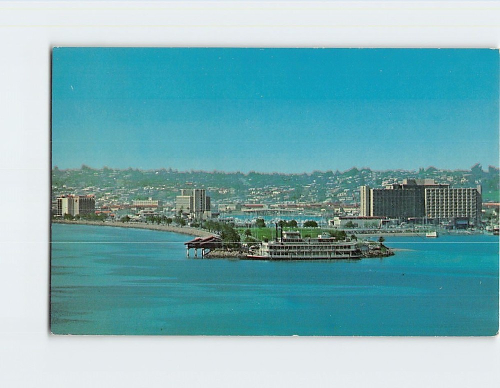 Postcard Harbor Island San Diego California USA North America