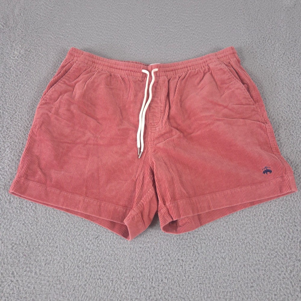 Brooks Brothers Shorts Men XXL Salmon Chino Corduroy 5.5