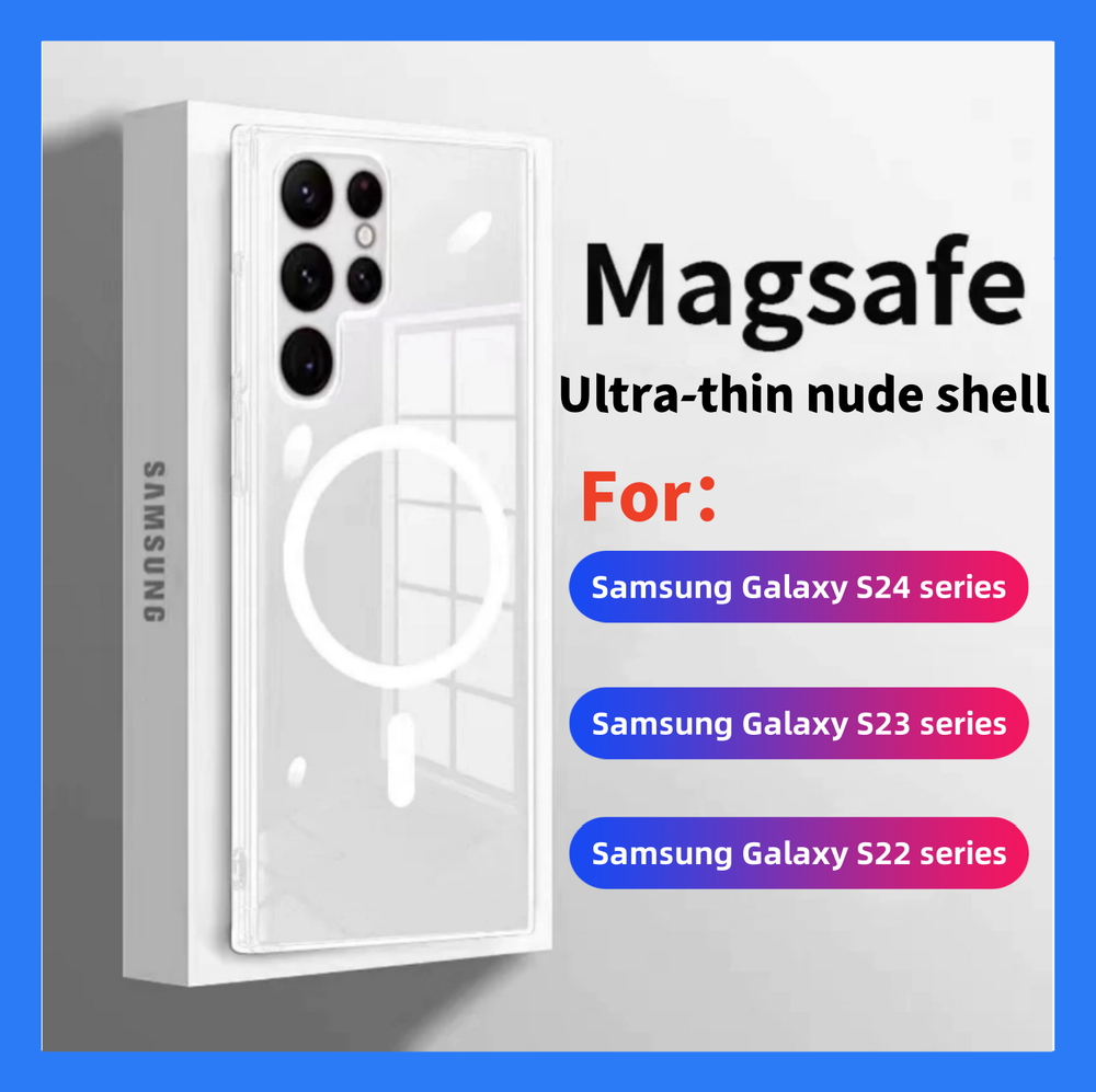 Ultra Clear Mag Safe Shockproof Case CoverFor Samsung Galaxy S24 S23 S22+ Plus