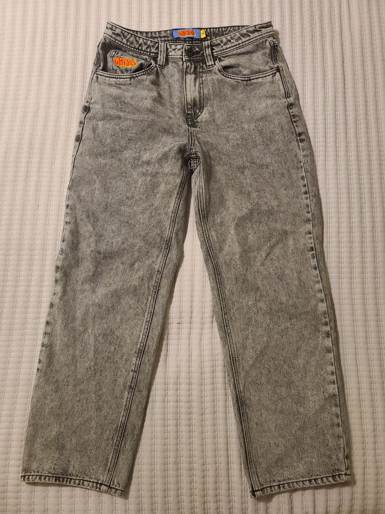 Empyre Pants Jeans Gray Waist 30 Inseam 25 Y2K Style Good Condition