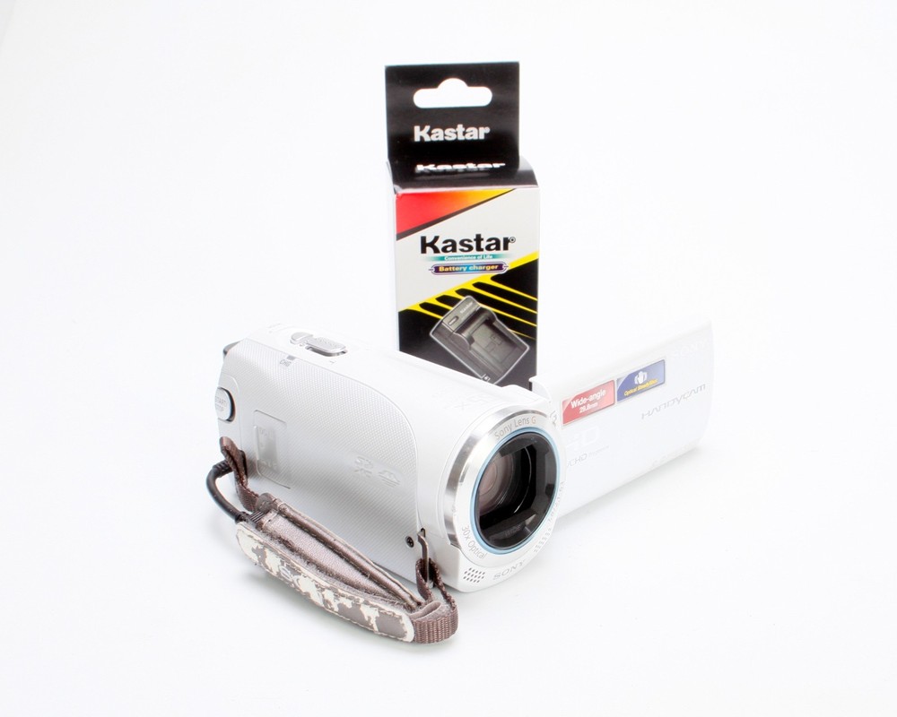 Sony HDR-CX260V High Definition Handycam Camcorder (White) Wear on Handstrap