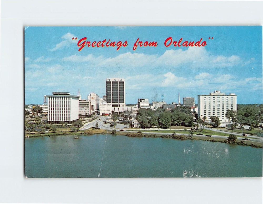 Postcard The Skyline Of Orlando Florida