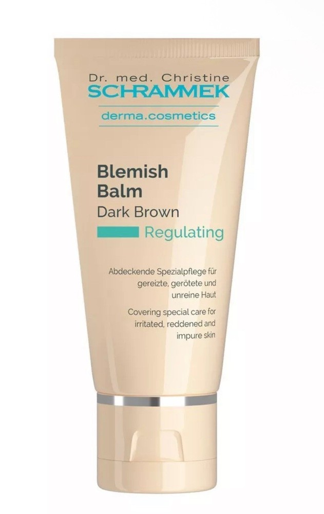 DR SCHRAMMEK Blemish Balm Cream Dark Brown Regulating 1.4 oz 40ml