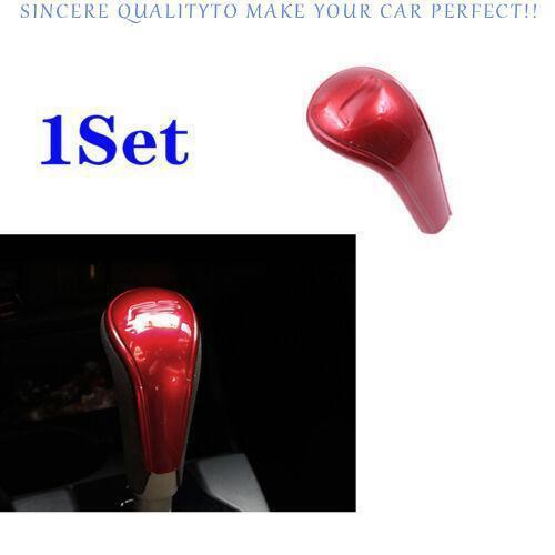 Red For Honda Fit Jazz GK5 2014-2020 Gear Shift Knob Shifter Lever Head Trim Cap