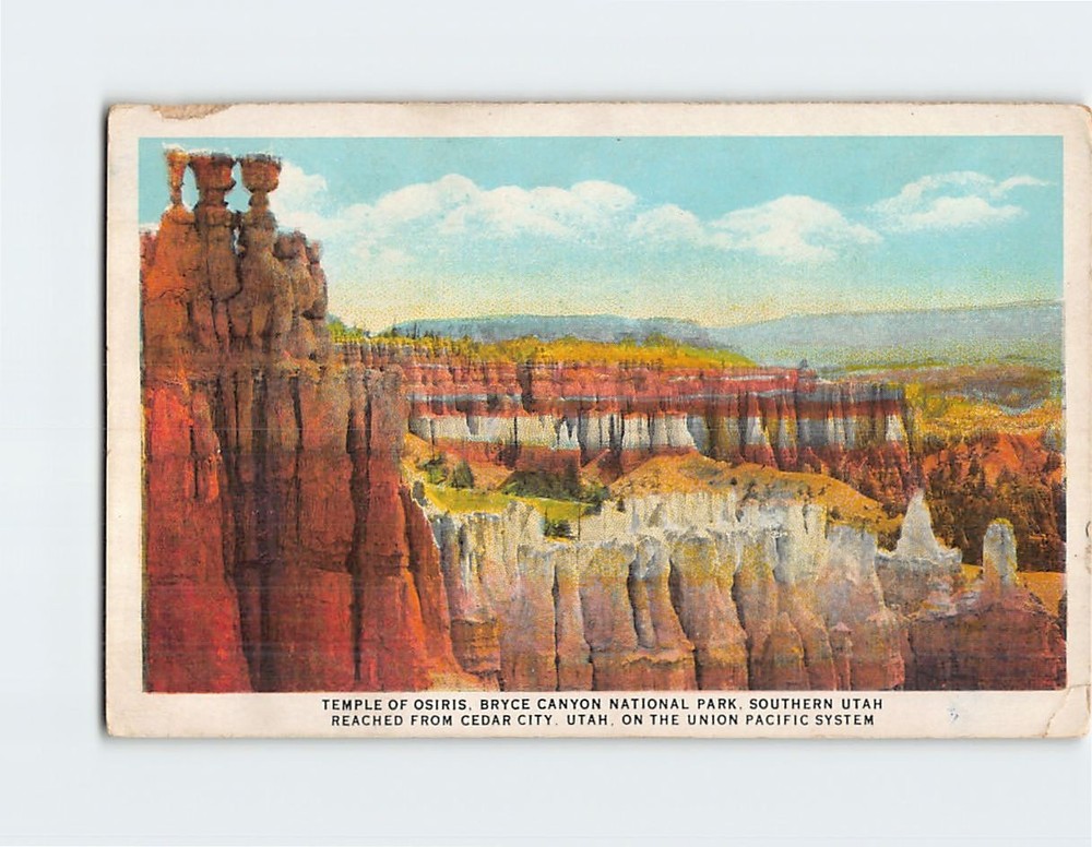 Postcard Temple of Osiris Bryce Canyon National Park Utah USA
