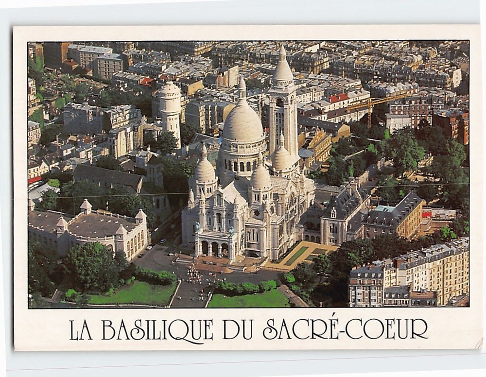 Postcard Basilique du Sacré-Cœur de Montmartre Paris France