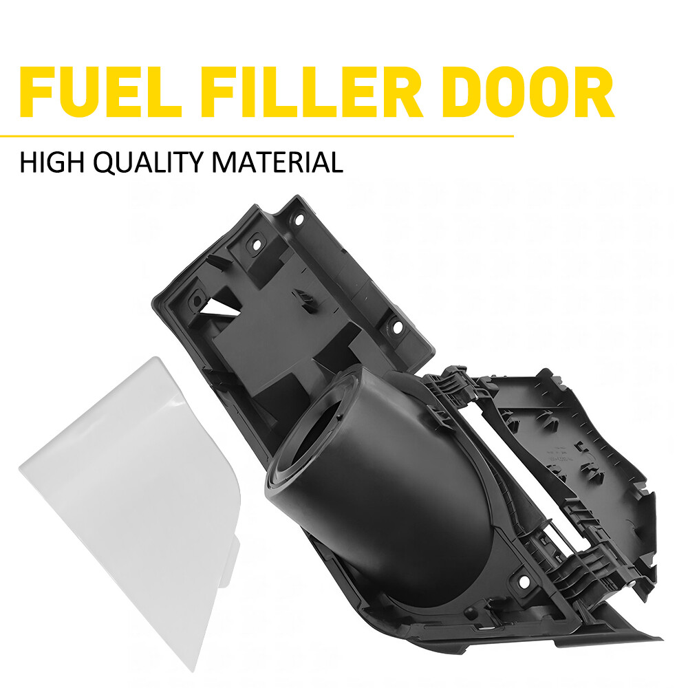 Fuel Filler Door +White Gas Cover Set For Ford Transit 2015-23 Van 150 250 350
