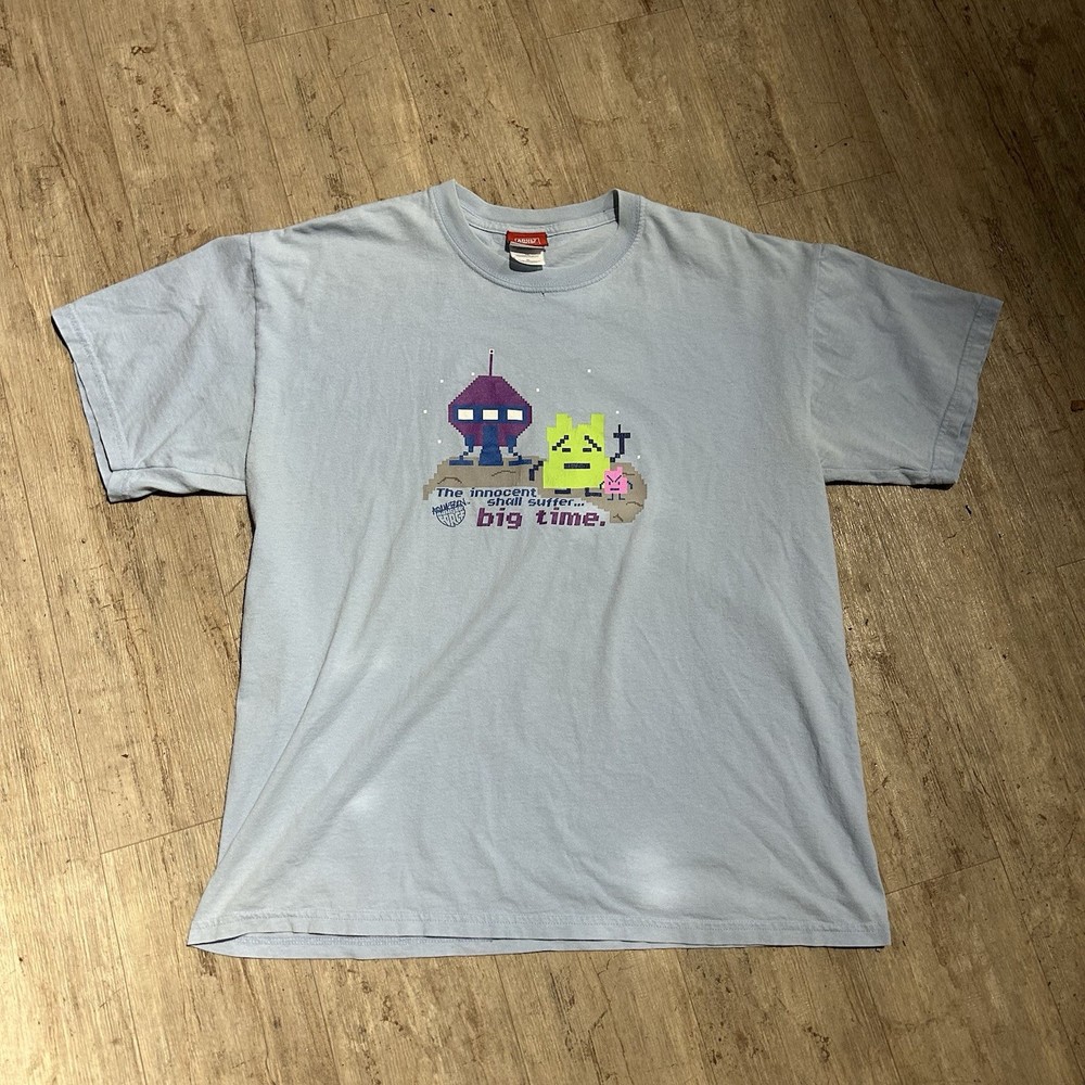 Vintage Cartoon Network Adult Swim Aqua Teen Hunger Force Tee Shirt size XL