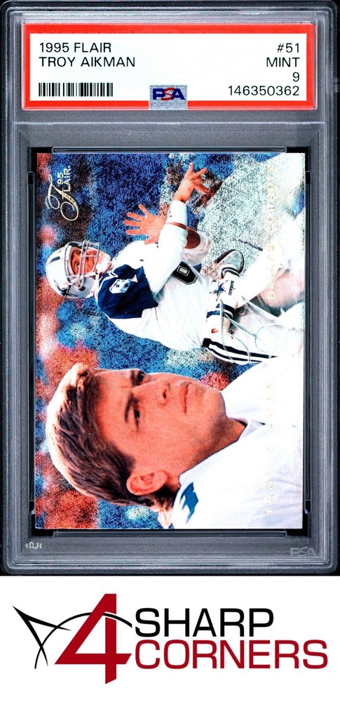 1995 Flair #51 Troy Aikman Cowboys Hof Psa 94SC: The hobby’s top consignment resource on eBay!