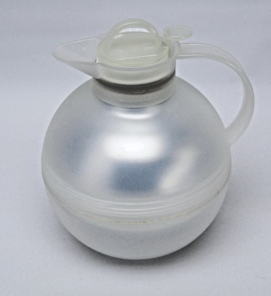 Vintage Danish Modern Alfi Kuegel Thermos Designer Ole Palsby translucent clear