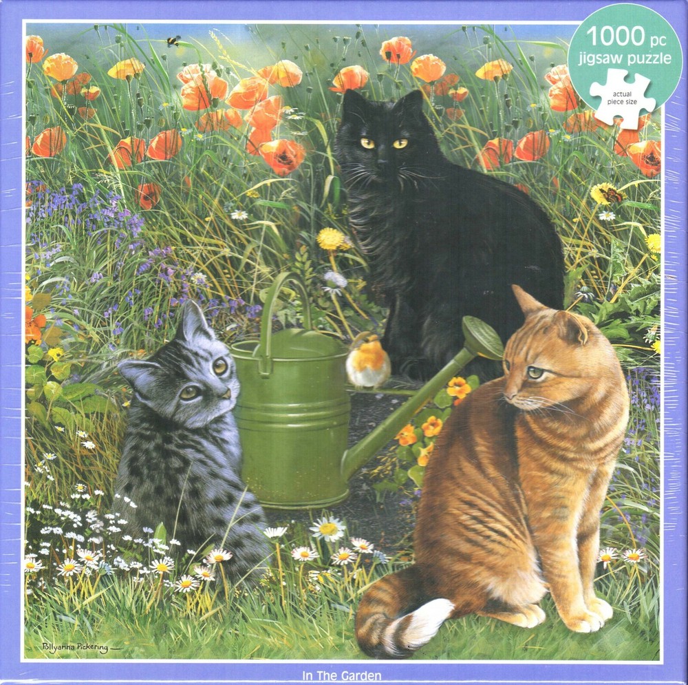 Otter House 1000 Piece Puzzle - In The Garden - Pollyana Pickering