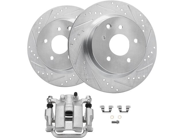 For 2006-2009 Nissan 350Z Brake Rotor and Caliper Set Detroit Axle 59668FFRY