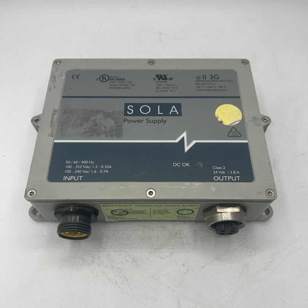 Sola SCP 100S24X-DVN Power Supply Class 2