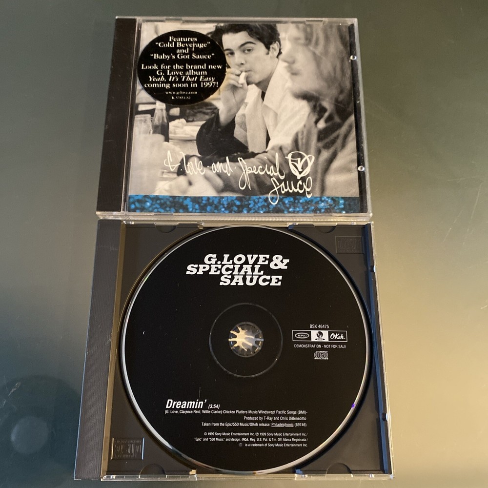 G. Love & Special Sauce 2 💿 LOT:  Dreamin’ CD Promo & Self Titled NM! Fast 🚚