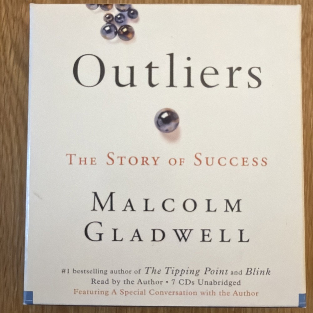 Outliers: The Story of Success Malcolm Gladwell 2008 Audiobook 7 CDs Unabridged