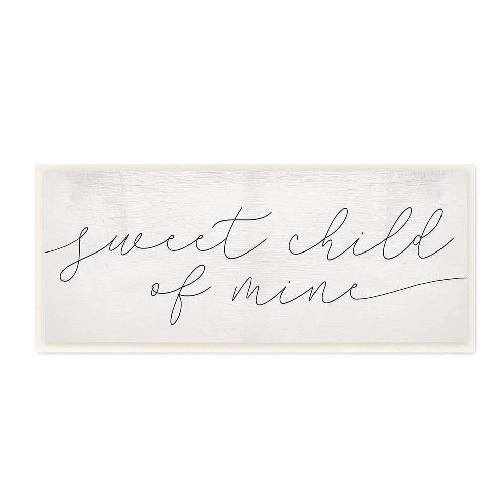 Sweet of Mine Phrase Cozy Family Typography, Designed by Daphne Polselli Wall...