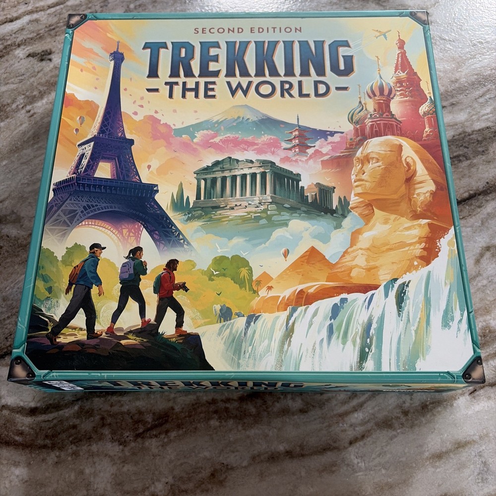 Trekking The World (2nd Edition)-Underdog Family Board Game