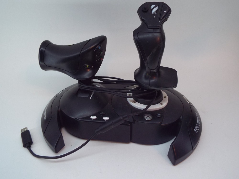 Thrustmaster 4 Joystick + Ace Combat 7 Skies Unknown XBox & PC USB Connection-image