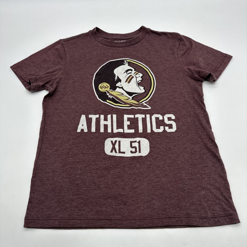 FSU Seminoles T University T-Shirt Youth Boy Large Graphic Print Logo..#33149