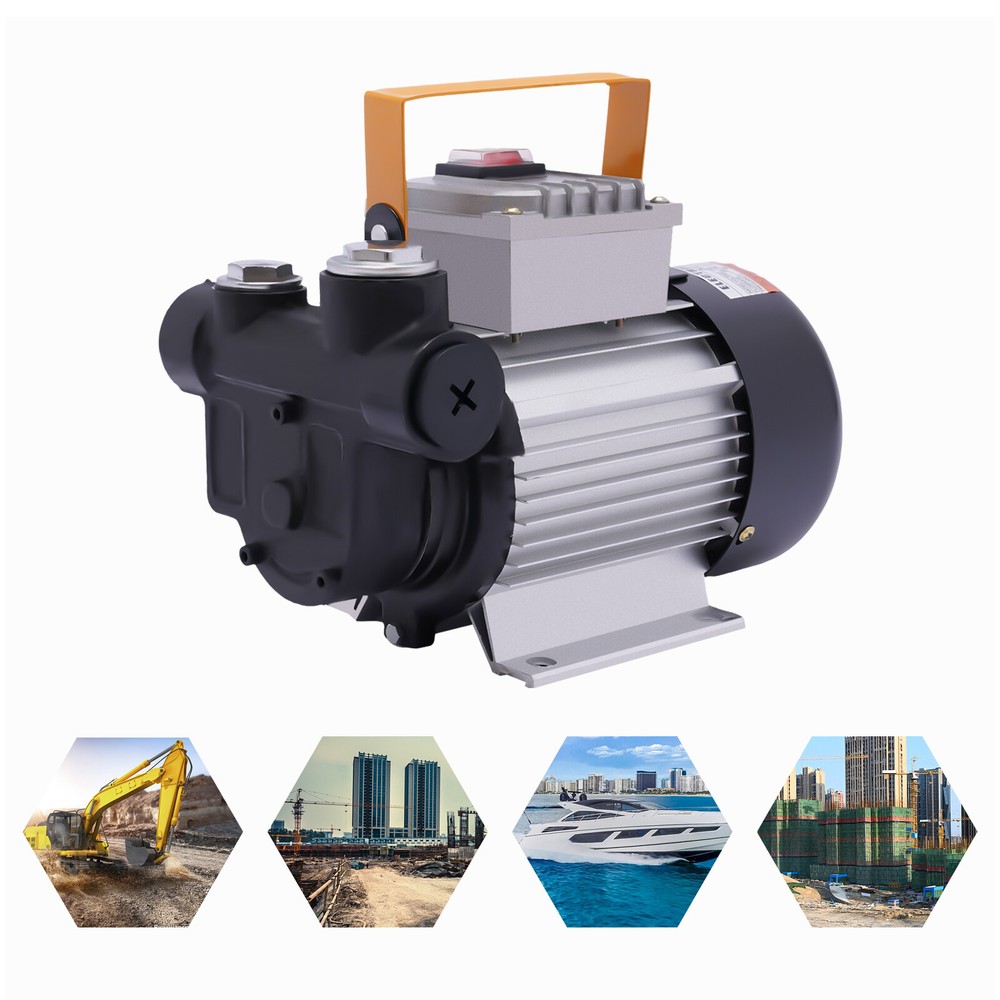 550W Electric Self Priming Oil Transfer Pump Kit 16GPM 60L/Min