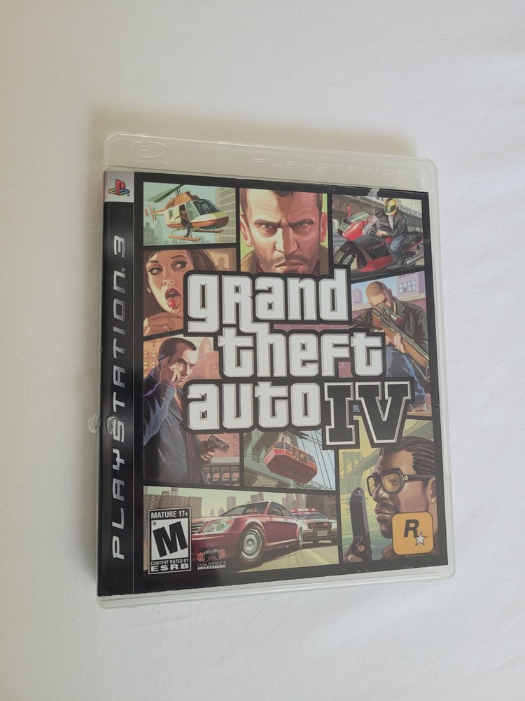 Grand Theft Auto IV (Playstation 3, PS3) Complete CIB W/ Map GTA 4 - Tested