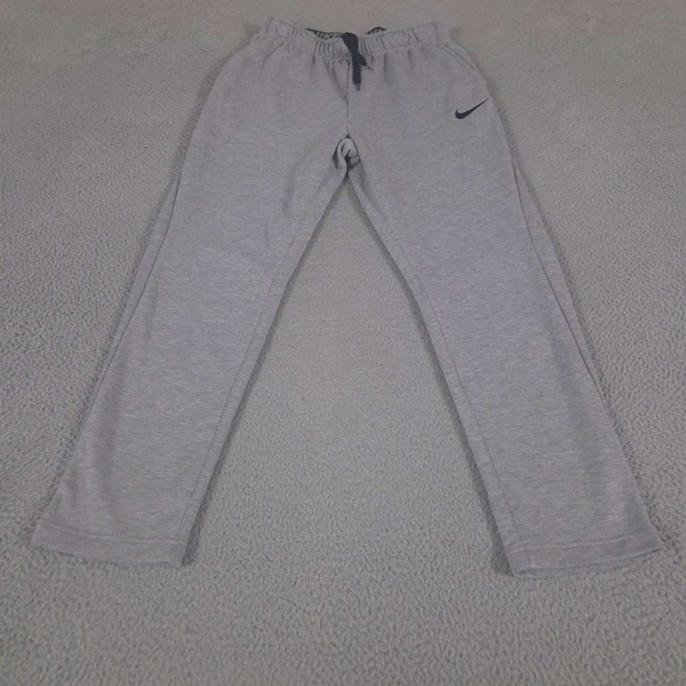 Nike Sweatpants Mens L Gray Sportswear Club Fleece Straight Leg French Terry