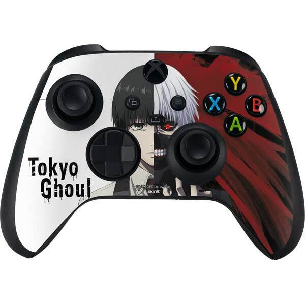 Tokyo Ghoul Xbox Series X Controller Skin - Ken Kaneki Split
