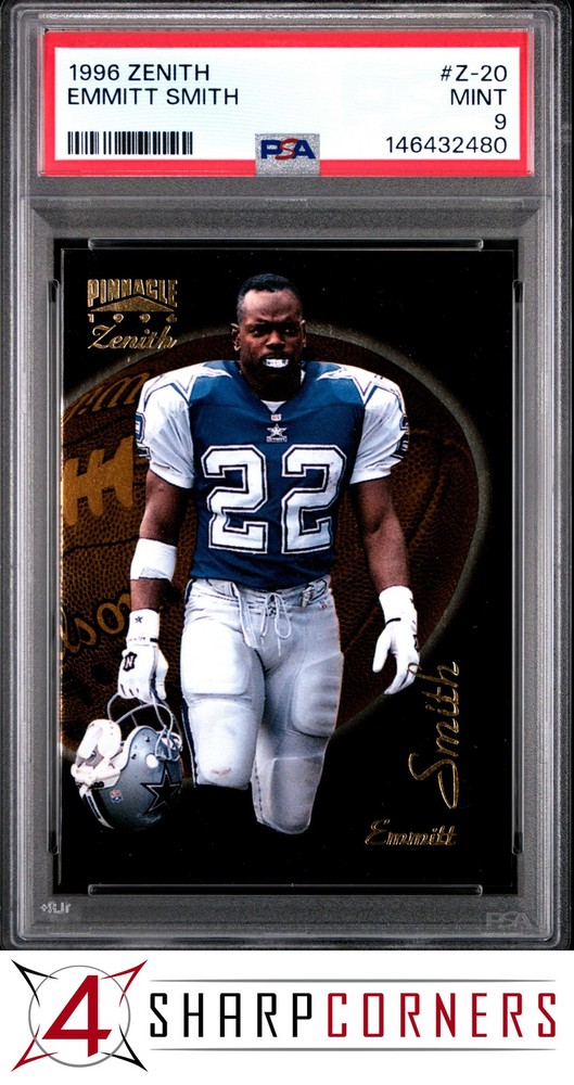 1996 Zenith #Z-20 Emmitt Smith Cowboys Hof Psa 9Price points for all collectors!