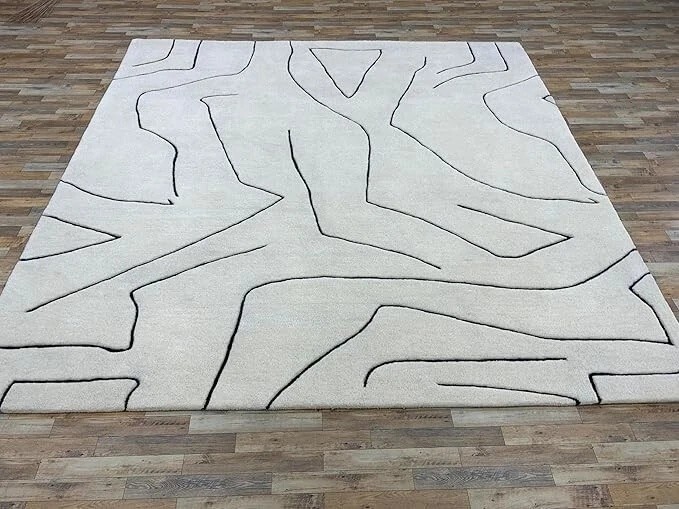 Gorgeous Handmade Rug Hand Tufted 100% NZ Wool Area Rug Living Room Rug