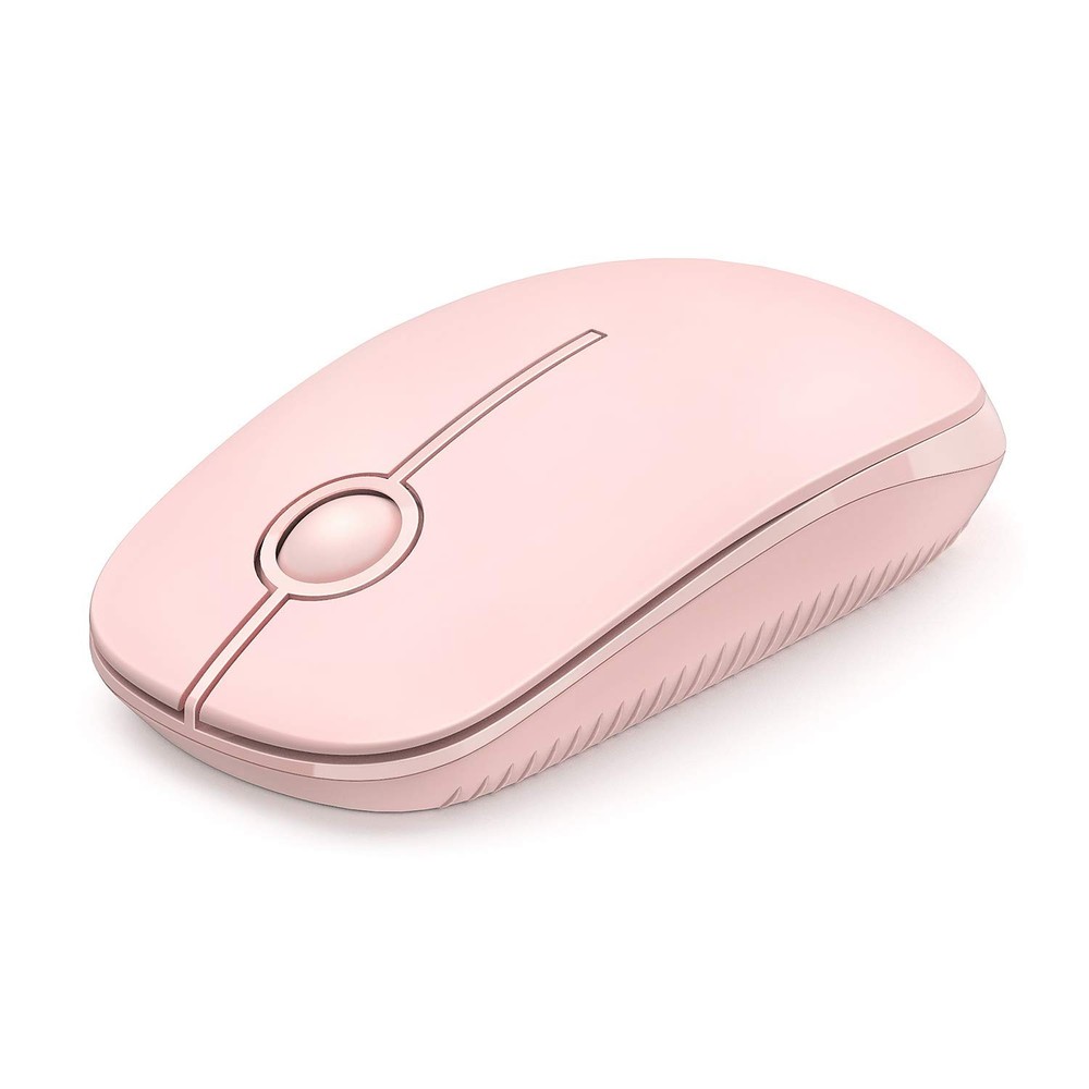Wireless Mouse, 2.4G Slim Portable Computer Mouse with Nano Receiver Quiet Si...