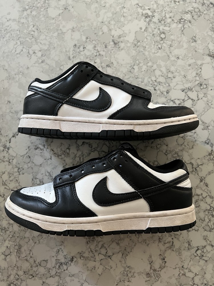 Nike Panda Dunk Low Black And White Size 7 Shoes Sneakers DD1503-101 NO LACES