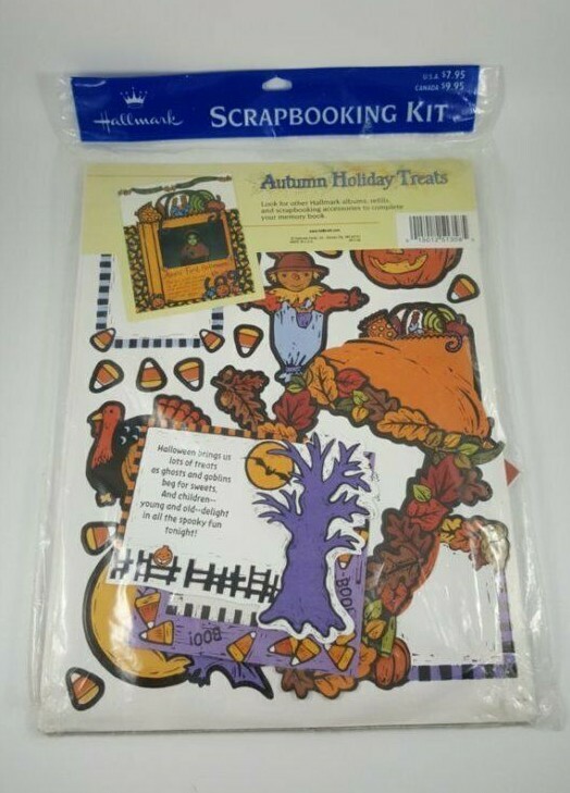 HALLMARK Scrapbooking Kit Autumn Holiday Treats Brand NEW Sealed Acid Free-image