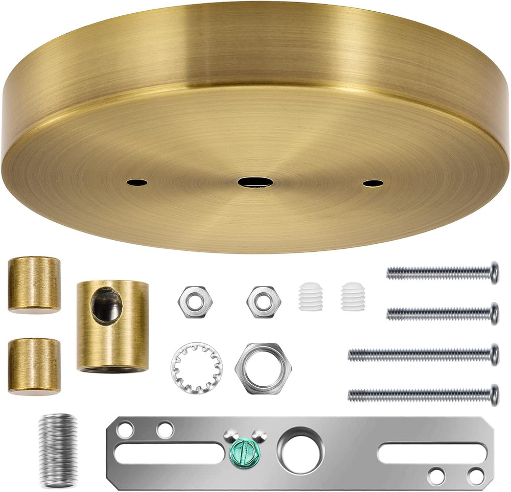 Canomo 5 1/8 Inches Single Light Ceiling Lighting Canopy Kit Pendant Light Plate