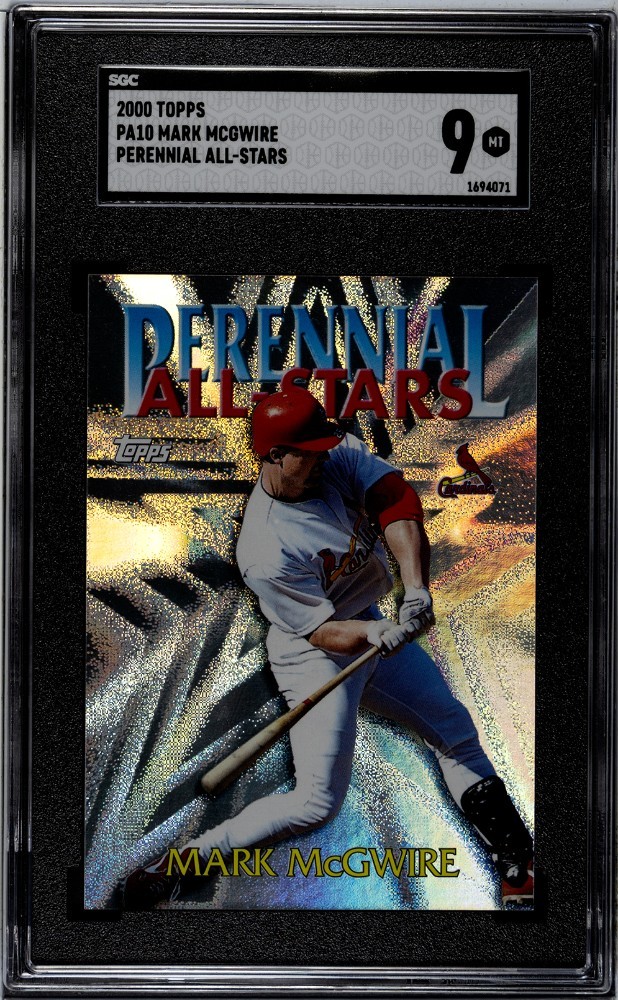 2000 Topps - Perennial All-Stars Mark McGwire #PA10 - SGC 9
