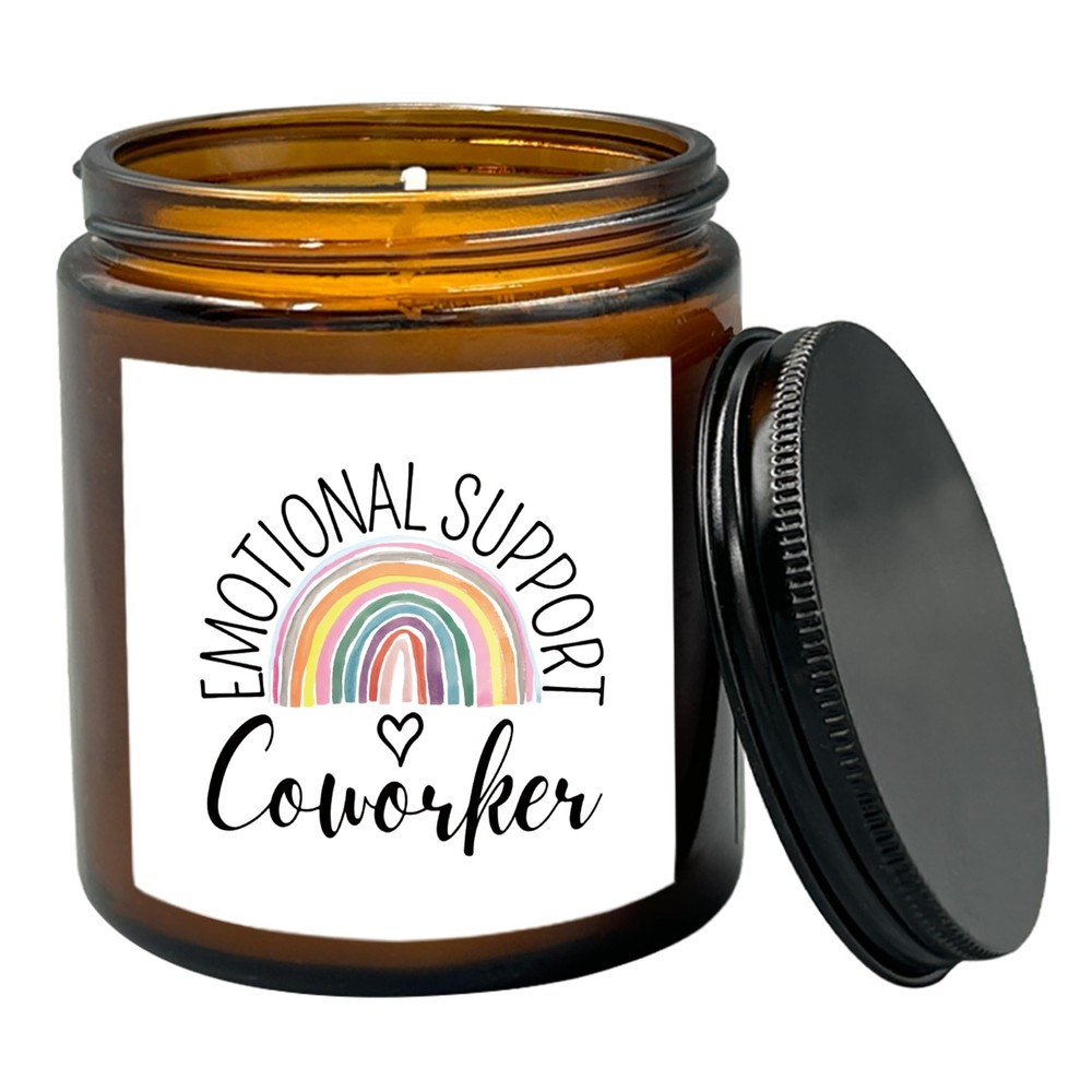 Emotional Support Coworker Scented Candle, Destress Candle Gift For Coworker ...