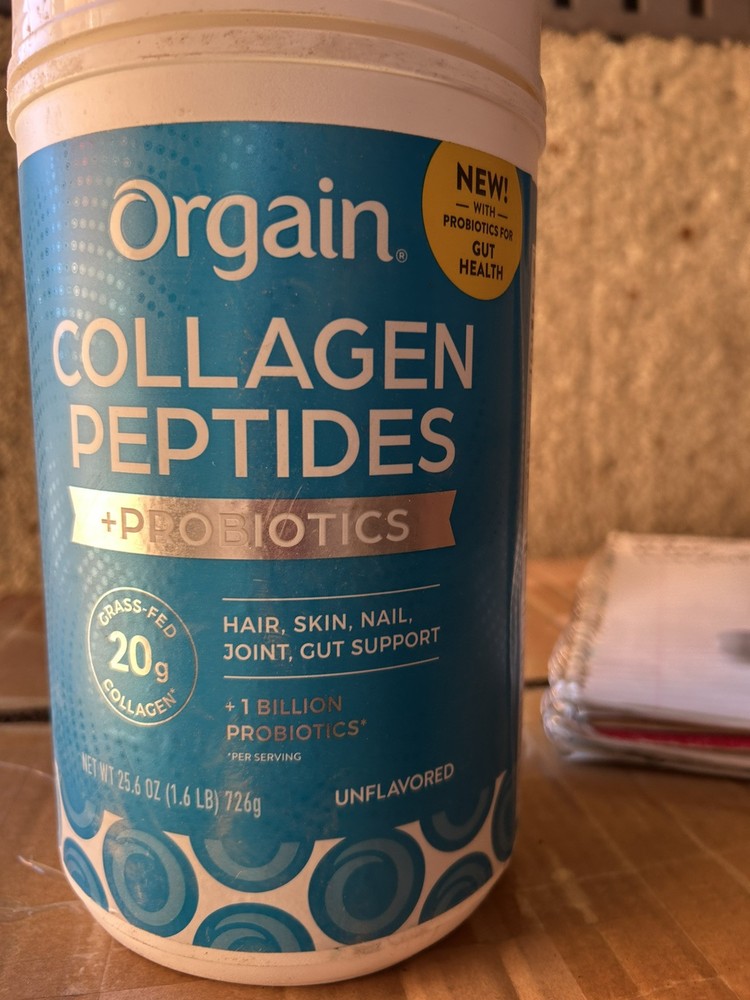 Orgain Collagen Peptides + Probiotics Unflavored