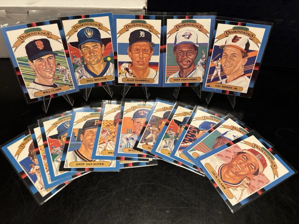 1988 Donruss Diamond Kings Card Lot 15