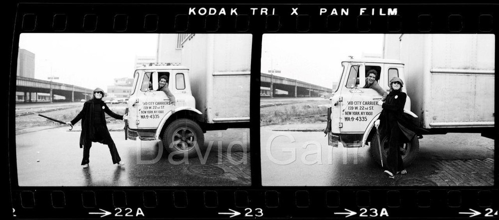 '74 John Lennon Hell's Kitchen Manhattan NYC Beatles 35mm 2 Negative Lot B607
