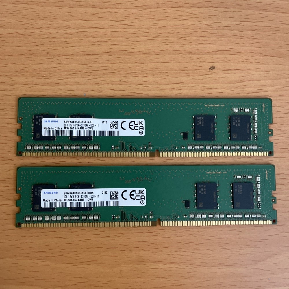 Samsun 16GB 2x8GB DDR4 1Rx16 3200MHz Desktop Memory RAM