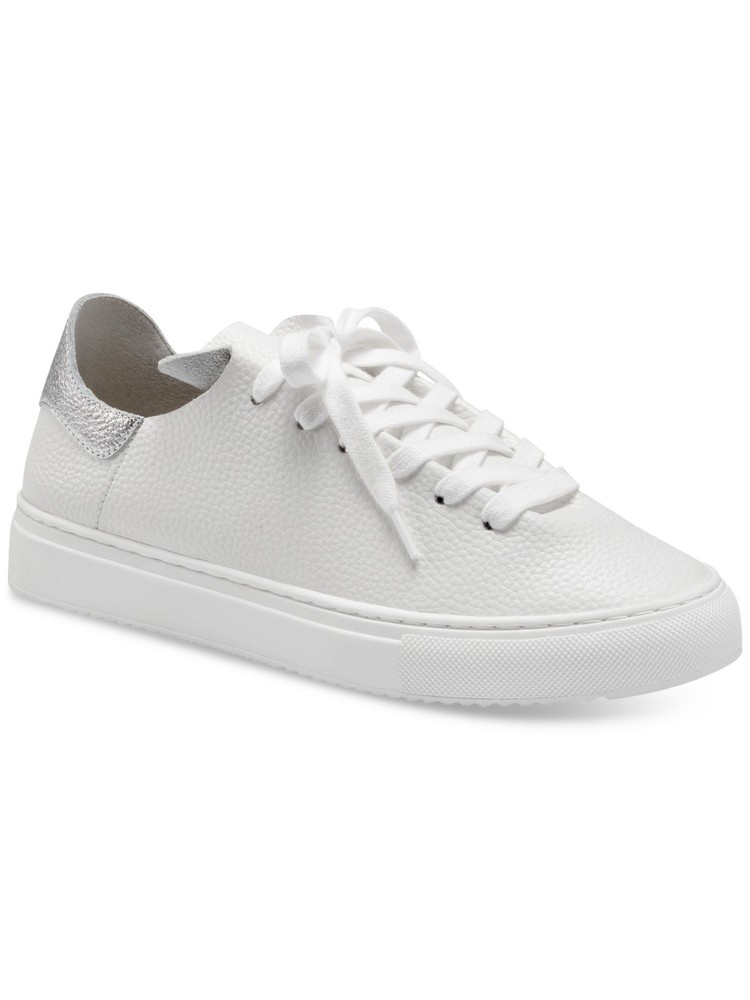 CHARTER CLUB Womens White Padmaa Round Toe Platform Leather Sneakers Shoes 6 M