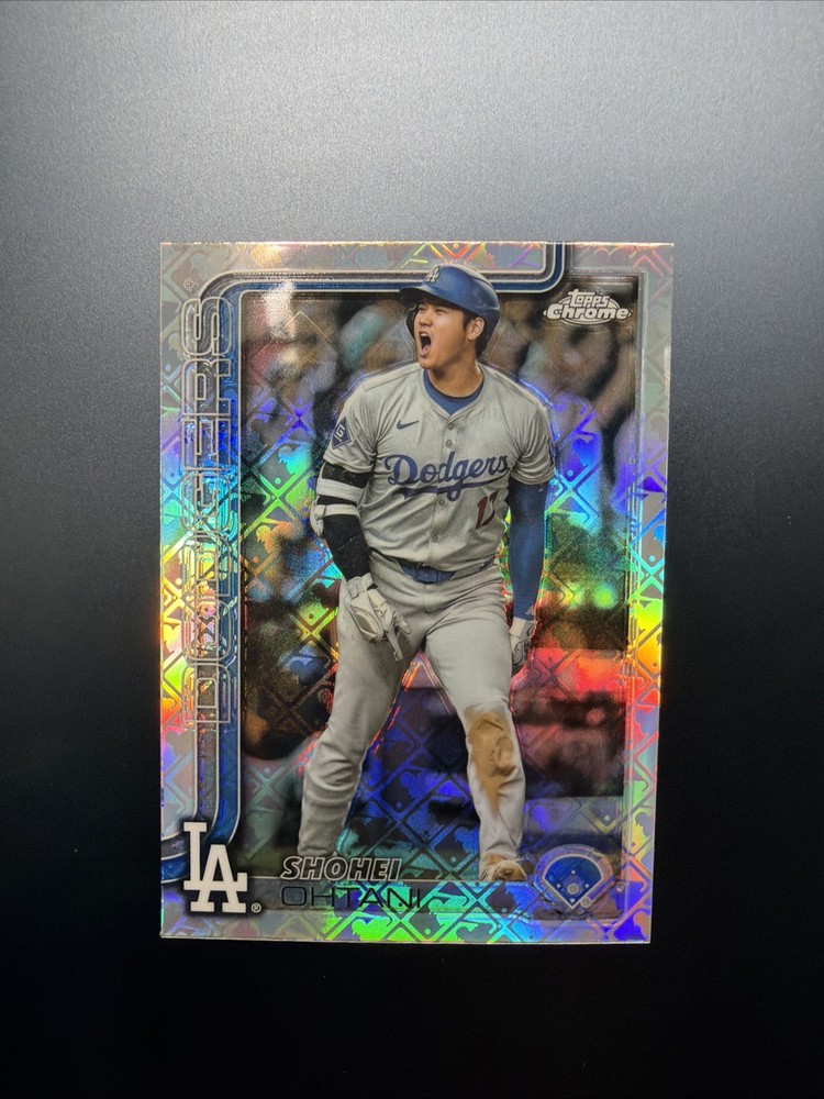 2025 Topps Chrome Logofractor Shohei Ohtani SSP 🔥[Image Variation]