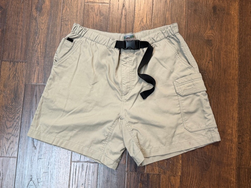 Eastern Mountain Sports EMS 6” Cargo Shorts Mens Medium 32” Beige Hiking