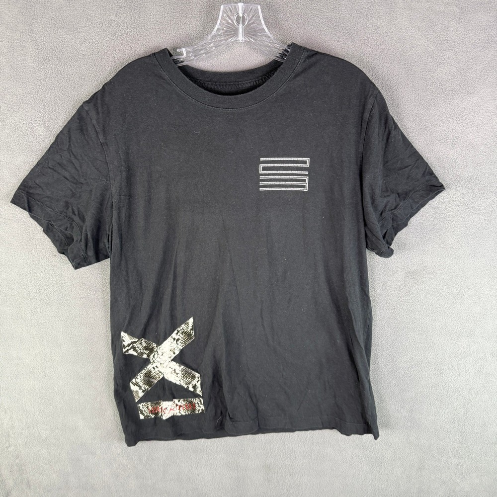 Jordan Mens T Shirt Large Black Graphic Print Short Sleeve Crew Neck L