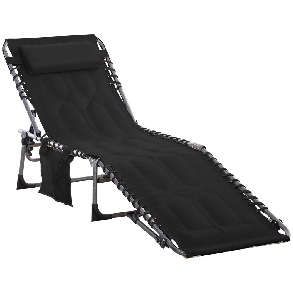 Folding Chaise Lounge Chair for Outdoor Relaxation and Comfort