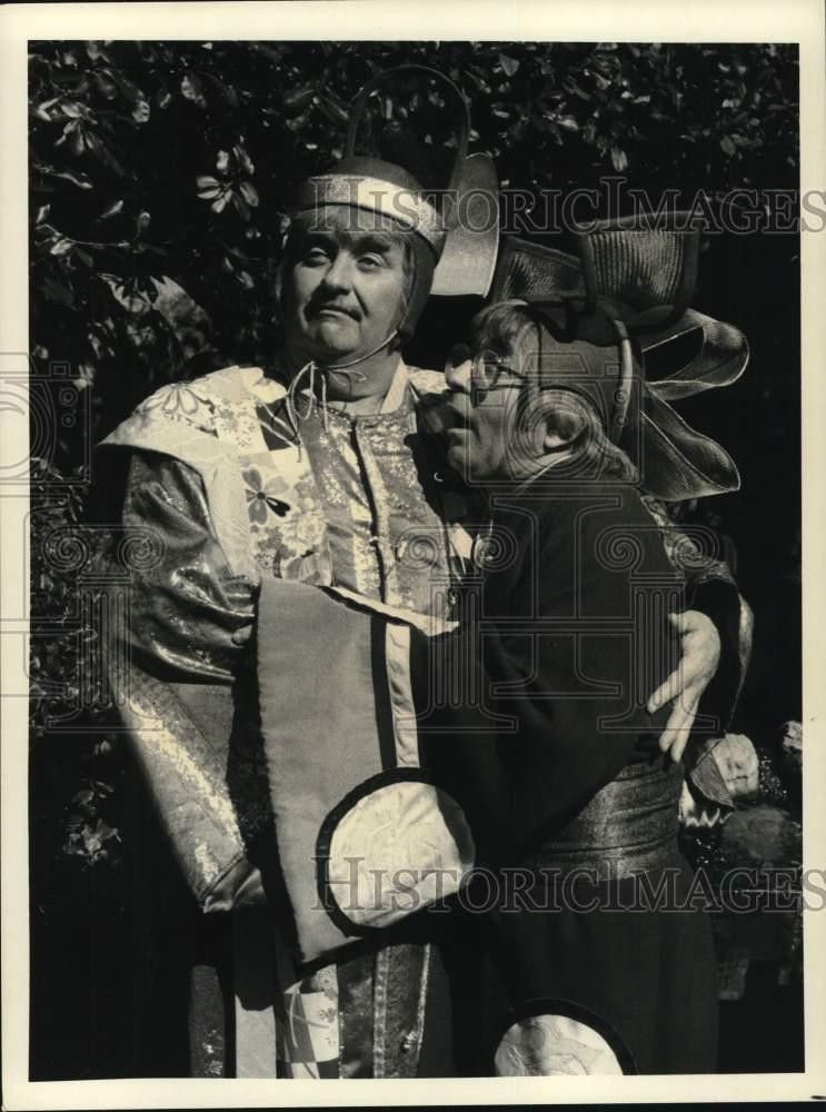 1978 Press Photo Bob Keeshan with Arte Johnson on CBS-TV's 