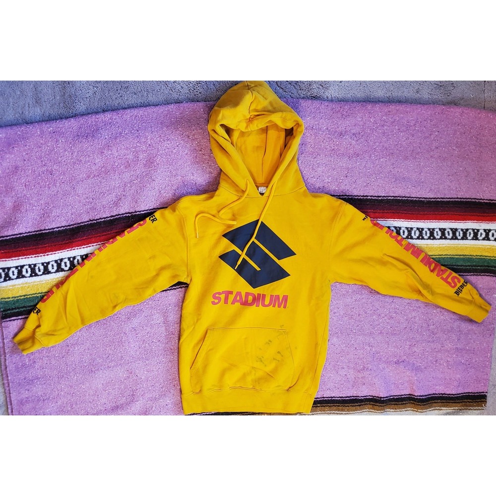 Justin Bieber Stadium Tour Merch Stained Hoodie Pullover XS