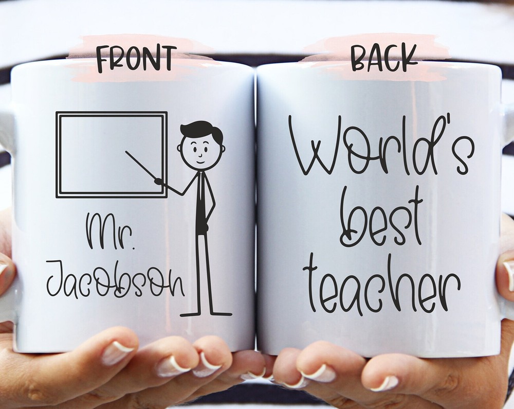 Teacher Mug Personalized Teacher Gift Custom Teacher Gift Kindergarten Teacher