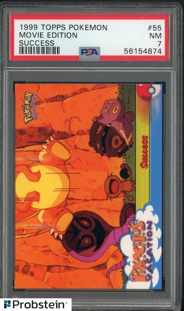 1999 Topps Pokemon Success #55 Movie Edition PSA 7 NMPROBSTEIN is actively accepting consignments !!