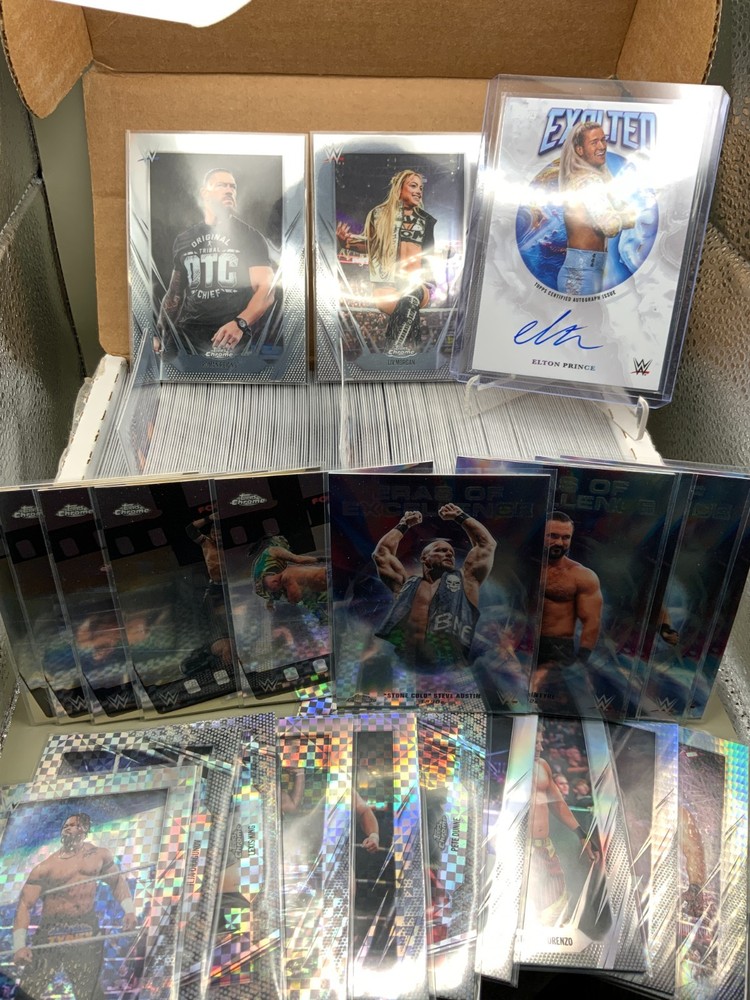 2026 Topps Chrome WWE - Complete Set 1-200 + Bonus Parallels, Inserts and Auto